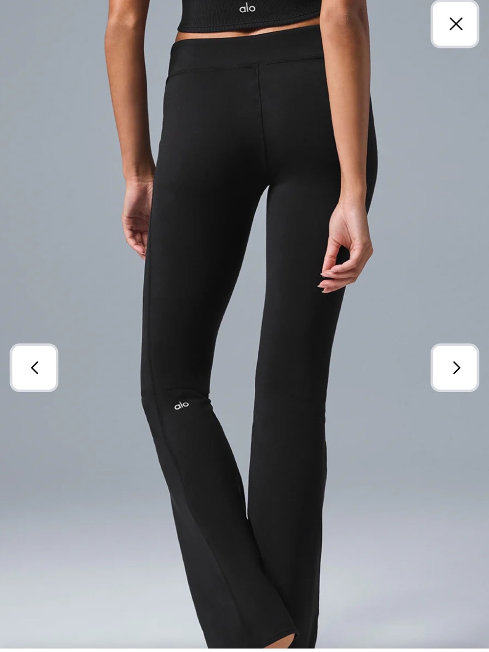 Alo Airbrush Low-Rise Bootcut Legging